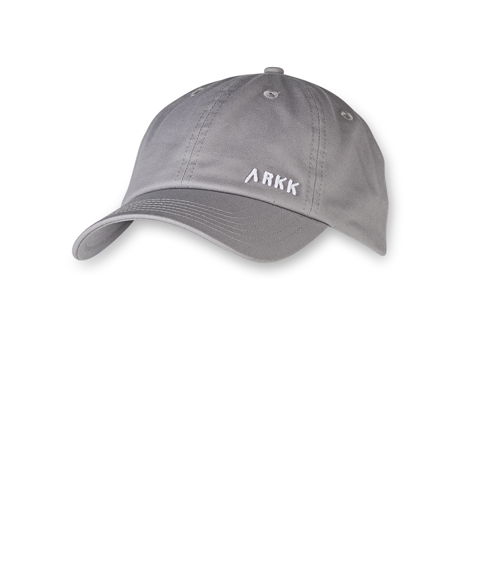 ARKK Accessories ARKK Dad Cap | Silver Gray White Cap